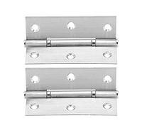 Cabinet Butt Hinge,Folding Door,7 Pair Stainless Steel Small Household Furniture Hardware Accessories Flat 7x4.5cm