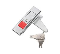 Cabinet Cam Lock, Electronic Push Button Cabinet Lock with Safety Lock Pins Zinc Alloy Pack of 4 Multicolor(4sets-red-b)