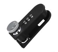 Cabinet Cam Lock, Keyless 3-Digit Combination Password Lock for Office Drawers, Kitchen Cupboards & Storage Boxes, Modern ABS Security Latch with or Single Opening Mechanism(Double open)