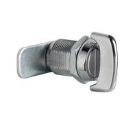 Cabinet Cam Lock, Keyless Handle Cabinet Cam Lock Pins for Cabinets Hardware DIY MMS477 H Zinc Alloy Chrome(Mms477-1)