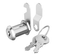 Cabinet Cam Lock Set - Metal Compartment Lock, Secure Drawer Latch | Compact Size Mechanism with Anti-Theft Key Feature, Replacement for RV Doors Mailboxes Campers or Tool Chest Installation