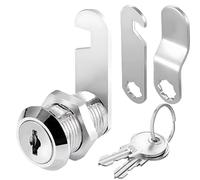 Cabinet Cam Locks with Key Alike,Zinc Alloy Letterbox Lock, Secure Drawer Mailbox File Cabinet, RV Storage Locks Tool Box Furniture Drawers Dresser Cupboard Door Locks Replacement (20MM)
