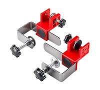 Cabinet Clamps | Cabinet Front Mounting Tool Set 2 Pieces, Adaptive Adjustable Attachment Drilling Gauge for Mitre Connections Furniture Attachment Kitchen Door Wood Processing