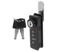 Cabinet Combination Lock for Drawers and Cabinets, Zinc Alloy | Nylon Parts, Resistant to Deformation and Breakage, Multi-cabinet Compatibility, for Private Space and Office Files