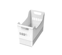 Cabinet Cubes - Kitchen Organizer Baskets | Bathroom Vanity Countertop Box With Handle And Wheels, Multifunctional Under Sink Storage Box For Cupboard, Drawers, L, White., 32*16.5*25, Refer to