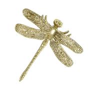 Cabinet Delicate Copper Knob Dragonfly in Shaped Golden Antique Style