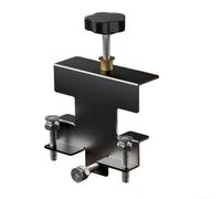 Cabinet Door Alignment Jig for Precise Flat Mounting on Standard Cabinets Using Bottom Support Screw to Prevent Shaking During Installation (Black)