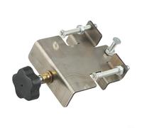 Cabinet Door Alignment Jig for Precise Flat Mounting on Standard Cabinets Using Bottom Support Screw to Prevent Shaking During Installation (Sliver)