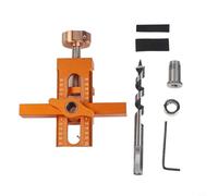 CABINET DOOR ALIGNMENT TOOL ALUMINUM ALLOY ADJUSTABLE CABINET JIG WITH DUAL SCALE FOR PRECISE FLAT AND DROP-DOWN WOODWORKING DOOR INSTALLATION SINGLE-USER