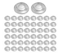 Cabinet Door Bumper Pads | 50 p Self Adhesive Furniture Coaster Feet | 1.3x0.55cm Stick Noise Dampening Mats | Non-Slip Drawer Stopper Pad For Furnitures, Chair, Table, Dorm, RV, Boat