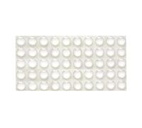 Cabinet Door Bumpers - 50PCS Adhesive Clear Protectors for Noise Dampening, Drawer Cushion Pads | Soft Close Cabinet Stops, Rubber Bumpers for Cupboards, Anti-Slip Pads for Glass top