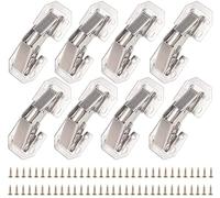 Cabinet Door Free Slotted 3-inch Hinge Thickened Surface Mounted Hydraulic Buffer Bridge