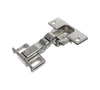 Cabinet Door Fridge Freezer Hinge for Hettich ET 582-72134 (1 Hinges) | Suitable for IKEA cabinets (with Drilling) 35mm Cup, 3mm Plate, 13-18mm Overlay, 4 Hole, 15kg Load