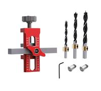 Cabinet Door Gauge - Professional Woodworking Guide, Adjustable Fitting Positioner | Heavy Duty Mounting Template, Quick Release Tool for, Precision Drilling Jig, Multipurpose S