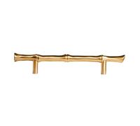 Cabinet Door Handle Brass Drawer Pull Knob Handle Cupboard Handle Wardrobe Handle with Solid Brass Build and Heavy Hand Feel Suitable for Home, Array, Natural Copper, 128mm
