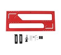 Cabinet Door Handle Cutting Template | Aluminum Ally Guide Set for Slotting/Routing | No Marking Needed with Clamp & Router Bit