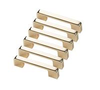 Cabinet Door Handle Gold Modern Simplicity - Kitchen Cupboard Drawer Handle, 6pcs,