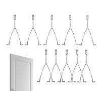 Cabinet Door Hanger for Spray Painting, Pack of 10 Stainless Steel Hanging Rack without Drilling, Cabinet Door Holder for Painting, for Woodworking, Furniture Restoration, Painters and DIY Workshop