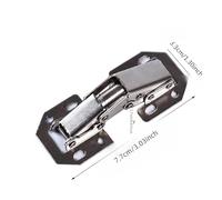 Cabinet Door Hinge 4/10pcs Cabinet Hinge 90 Degree 3/4in No-Drilling Hole Cupboard Door Hydraulic Hinges Soft Close with Screws Furniture Hardware for Wardrobe(2pcs)