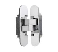 Cabinet Door Hinge Hinge 1Pcs Invisible Hinges Cross Concealed Cabinet Cupboard Door Wooden Boxes for Folding Window Furnitu(Silver)