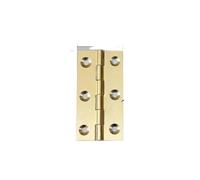 Cabinet Door Hinge Hinges 10pcs/Bag Vintage Furniture Hardware Door and Window Cabinet Box Concealed Hinge(Brass-3.3 X 6.4 cm)