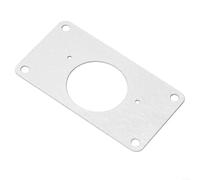 Cabinet Door Hinge Repair Plate 90x50mm Wood Joint(1pc B) | Hot-dip galvanized coating, weather for proof, 2mm thick plate, outdoor wood structure support