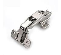 Cabinet Door Hinges 175 Degree Hinges Cold Rolled Steel Fixed Cabinet Cupboard Door Thick Board Angle Hinge for Furniture Hardware(Insert)