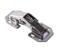 Cabinet Door Hinges 4/10pcs Cabinet Hinge 90 Degree 3/4in No-Drilling Hole Cupboard Door Hydraulic Hinges Soft Close with Screws Furniture Hardware(4pcs)