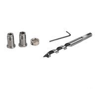 Cabinet Door Installation Jig, Adjustable Length Positioner for Single-Person Use, 8mm Aluminum Alloy Build with Dual-Scale Alignment, Compatible with Flat and Drop-Down Doors