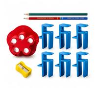 Cabinet Door Installation Jig Set Woodworking Or Carpentry Jigs Set | Marking Template with Mounting Brackets, Pencil & Storage Box, Cupboard Door Positioning Tool for Kitchen DIY & Woodworking