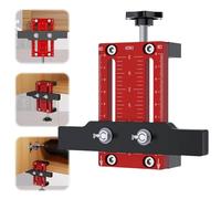 Cabinet Door Installation Positioner Adjustable Aluminium Alloy Cabinet Door Mounting Jig for Easy Door Support and Alignment, Cabinet Installation Tool for Mount Hinges for Most Cabinet Doors