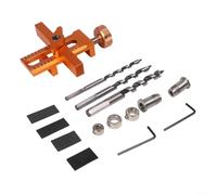 Cabinet Door Installation Positioner Featuring Double Row Scale and 10mm Rebound Punching for Precise Aluminum Alloy Cabinet Door Setup (D)