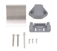 Cabinet Door Lock Handle Kit - Zinc Alloy Durable Handle with Nylon Base and Mounting Screws for Boats RVs Furniture Cabinet Drawers 14-16mm Hole Diameter (Type 1)