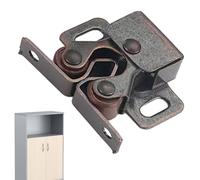 Cabinet Door Lock - Push-Button Magnetic Catch, Double-Wheel Spring Latch, Low-Leg Clip | Secure Multi-Furniture Closure System for Kitchen Wardrobe Drawers and Household Door Applications