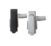 Cabinet Door Lock Zinc Alloy Electric Latch Flat MS717-1 1Pcs(MS717-1-No Key)