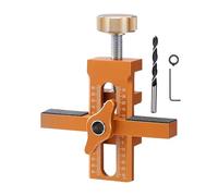 Cabinet Door Mounting Aid - Aluminium Jig | Adjustable Mounting Clamp 0-30 mm with Quick Position Detection | Door Alignment Aid for D Doors
