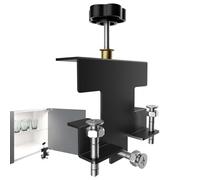 Cabinet Door Mounting Jig - Quick Alignment Metal Adjustable - Hinge Installation Tool Woodworking Jigs | for Home Improvement Installing Woodworking Frameless Drawer Wardrobe