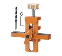 Cabinet Door Mounting Jig - Quick Position Cabinet Jig | Cupboard Hardware Jig With Quick Edge Positioner | Heavy Duty Hole Drilling Template Fixing Clip For Home