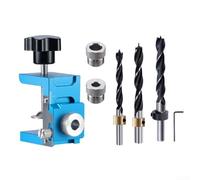 Cabinet Door Positioner Drill Jig Clamp with Adjustable Range and Front Scale for Precision, Aluminum Alloy Material for Long Lasting Durability (c)