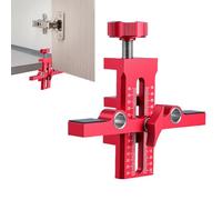 Cabinet Door Positioning Tool - Aluminum Alloy, Double-Hole Alignment Jig, Adjustable Positioner, Cabinet Door Mounting Support, Installation Aid | Home Farmhouse Bedroom Bathroom Kitchen Study Room