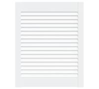 Cabinet Door Slat Design White 61.5 x 49.4 cm Solid Pine Furniture Door Replacement Front Kitchen Front Cabinet Front Flap Revolving Door Renovation Assembly