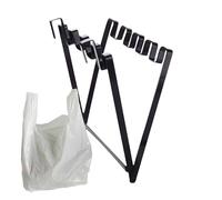 Cabinet Door Trash Bag Holder over the Cabinet Bag Holder Portable Compost Bin, Punch Sink Trash Can for Food Waste, Cabinet, Bathroom
