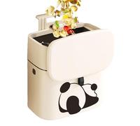 Cabinet Door Trash Bin - Wall-Mountable 9L Trash Can, Odor-Control Compact Bin with Sealing Lid | Ideal for Kitchen, Bathroom, and Under Sink, Space-Saving Waste Can Spaces Solution