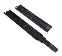 Cabinet Draw Runners, Drawer Slides, Soft Close Full Extension Drawer Runners Ball Bearing Self Slow Closing Rail Cabinet Metal Runner Dresser Glide Track Side Mount, 1 Pair(20inch/50cm)