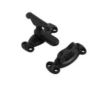 Cabinet Drawer Cupboard Door Wardrobe Tee Catch Fastener Turn Lock Black Cast Iron Heavy