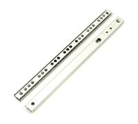 Cabinet Drawer Runners Ball Bearings 17mm Grooved Slides Kitchen Bedroom Cupboard Draws 245mm / 310mm / 375mm (245mm x 17mm)