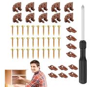 Cabinet Drawer Slides - Multi-Functional Replacement Part | Drawer Slides Repair Kit | for Dressers Cabinets Nightstand Kitchens Bedrooms Nursery Dormitory Hotel Restaurant