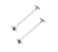 Cabinet Drop Down Hinges, Cabinet Door Loft Hatch Lid Stay Support Hinge, Furniture Close Hardware for Cupboard Wardrobe, Pack of 2 [6 Inch]