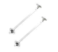 Cabinet Drop Down Hinges, Cabinet Door Loft Hatch Lid Stay Support Hinge, Furniture Close Hardware for Cupboard Wardrobe, Pack of 2 [8 Inch]