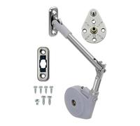 Cabinet Flap Stay Hinge Lid Support Hinge Zinc Alloy Slow Closing Toy Box Hinges Soft Close for Storage Trunk Upward Opening Cabinet Flap Doors